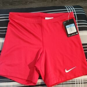 Nike Volleyball Ace 5" Game Compression Short DRI-FIT Women's M Red 535657